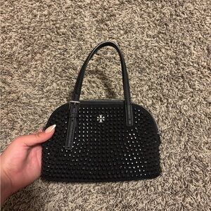 Tory Burch Black Studded Mini Bag